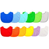 Youngever rainbow baby bibs set for daily drool protection.
