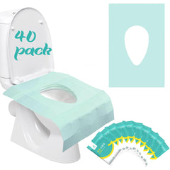 Youngtime toilet seat covers unfold quickly for a hygienic public restroom barrier