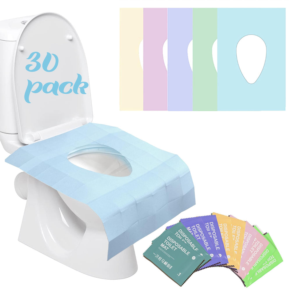 YOUNGTIME sticker-free toilet seat cover unfolds quickly for hygienic use