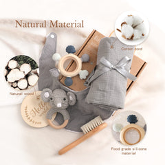 YOUUYS elephant teether, easy-grip toy for soothing gums.