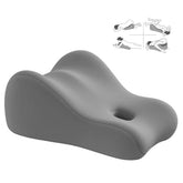 YOVSGSOK ergonomic natural latex pillow close-up showing contour flexibility for comfort