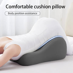 YOVSGSOK latex pillow neck support highlights ergonomic curve for better alignment