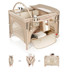 YoYiCuna 4-in-1 bassinet beside crib enabling easy bedside care