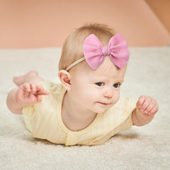 yoyokid colorful headbands laid out to show outfit coordination options