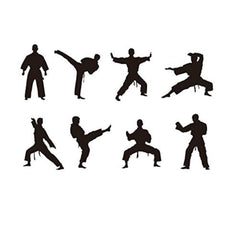 YOYOYU Art Home Decor martial arts wall sticker figure 1 energizes kids' space
