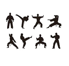 YOYOYU Art Home Decor martial arts wall sticker figure 2 sparks imaginative play