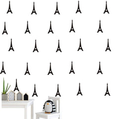 YOYOYU Eiffel Tower wall sticker set creates a playful kids' room focal point.