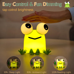 YR YRHH-PET night light with three brightness levels helps create a cozy room.