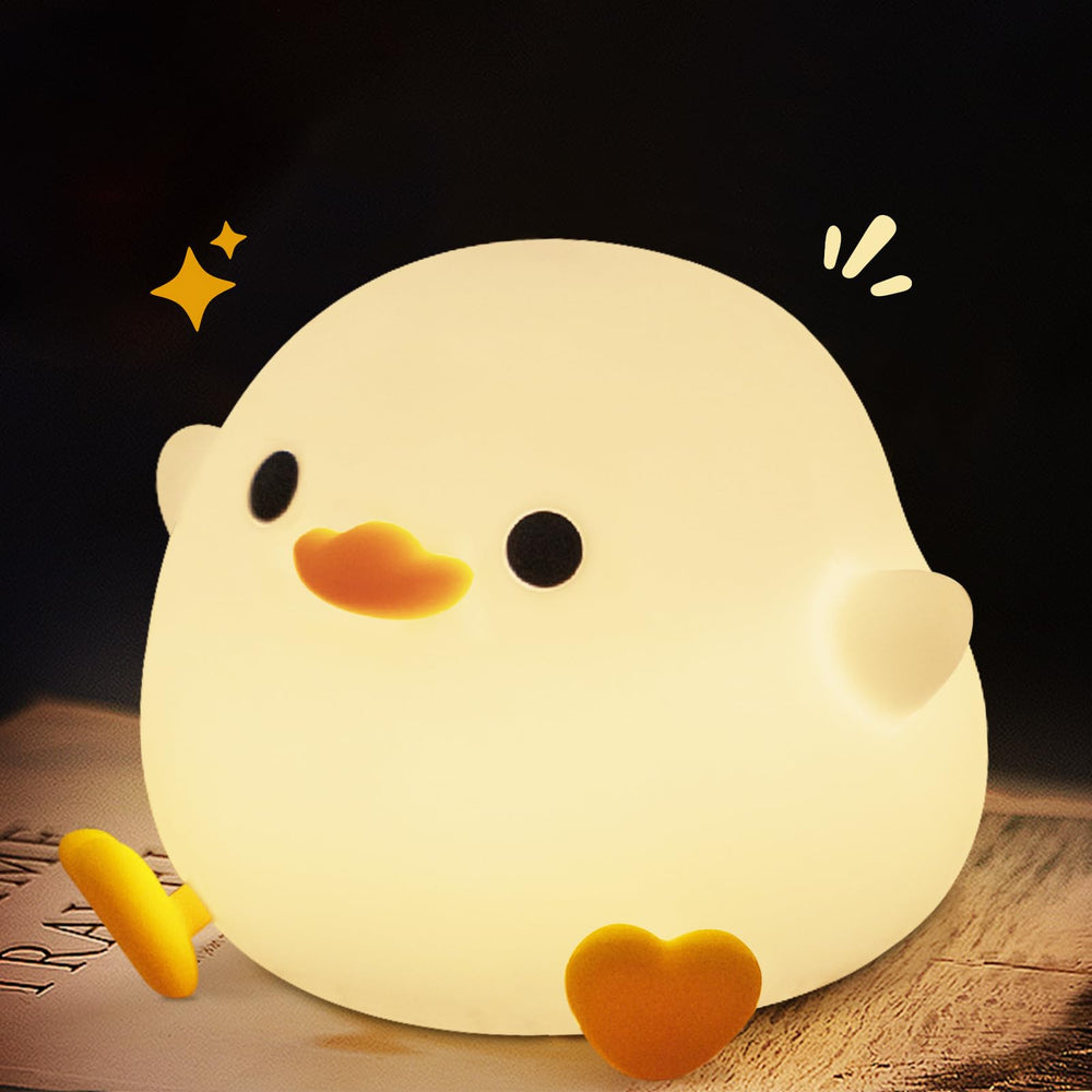 YR YRHH-PET dodo duck lamp provides a soft ambient glow for bedrooms.