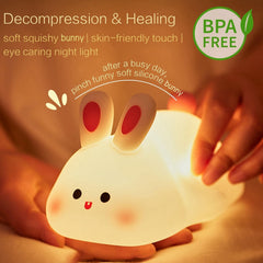 YR YRHH-PET squishy bunny night light dimmed glow for reading