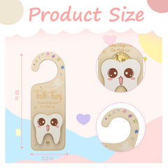 YROJISU burlap bag accompanying the tooth fairy kit for secure storage
