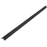 YSDK aluminium corner guard in black protects wall corners from daily wear.