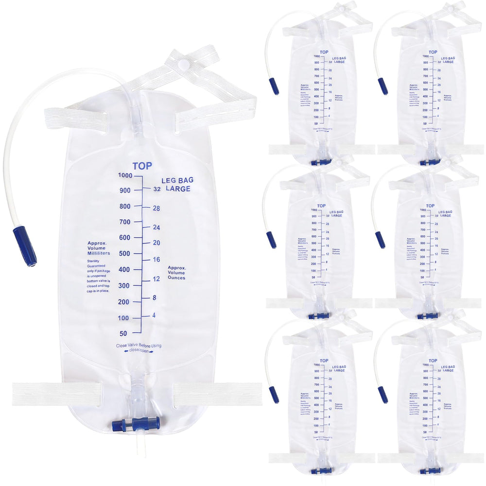 Ysglory catheter leg bag with 1000ml capacity for extended wear