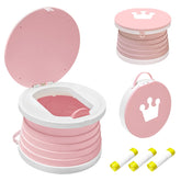 Yszawmx portable potty folded for travel and easy storage