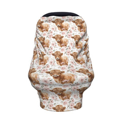 YUGUSNCH breastfeeding cover demonstrates soft material for discreet feeding.