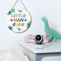 Yulejo Little Man Cave sign offers durable, smooth finish for long display.
