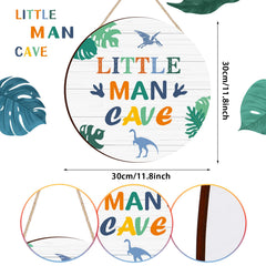 Yulejo dinosaur wood wall art for boys' rooms with a cheerful vibe.