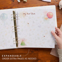 Deep keepsake pocket storing hospital bracelet and mementos securely