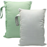 YULUONAPS wet bag 30x40cm grey green with leakproof interior for damp items.