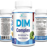 YUMMYVITE DIM bottle closeup showing capsules for convenient daily balance.
