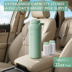 YunBaby 360-degree cooling gel pack provides full coverage for milk.