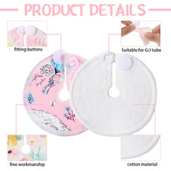 Yungyan 24-piece set provides easy-to-replace pads with a secure button closure.
