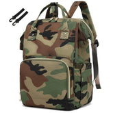 Yusudan camo diaper bag backpack with a large main compartment for baby essentials