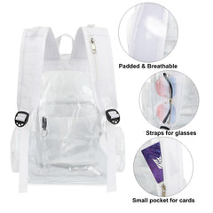 Yusudan clear diaper bag waterproof material protects contents during rain or spills.