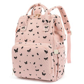 Yusudan Corduroy Diaper Bag front pocket keeps essentials organized for quick access.