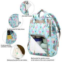 Yusudan Flamingo top-opening design for easy reach of essentials on the go