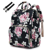 Yusudan floral diaper bag backpack keeps baby essentials organized for moms on the go
