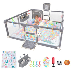 YVDRG playpen assembly and setup, quick and sturdy for busy parents.