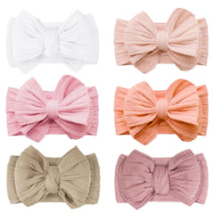 YWAOAIJD baby bows headband set in six colors for versatile outfits and easy mix-and-match
