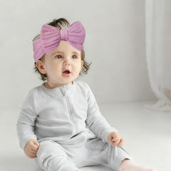 YWAOAIJD large elastic headband fits snugly without pulling.