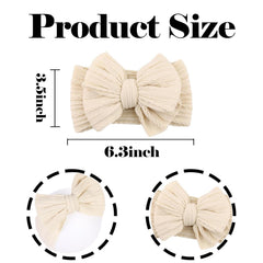 YWAOAIJD large nylon headband fits babies securely during active play.