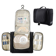 Yxmeiguo Ostomy Travel Bag hanging organizer front view for easy trip setup
