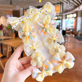 YYaaloa 20pcs clips with bows, butterflies and flowers for secure, stylish everyday hair