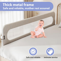 YYAMEA bed rail compatibility supports queen, twin, full, or king beds for versatile use.