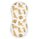 YYZZH burp cloth — soft cotton texture for gentle skin and high absorption.
