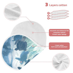 YYZZH olive ridley turtles motif for versatile baby cloth.