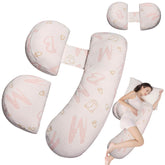 YZCCtixi pregnancy pillow provides full-body support for restful sleep.