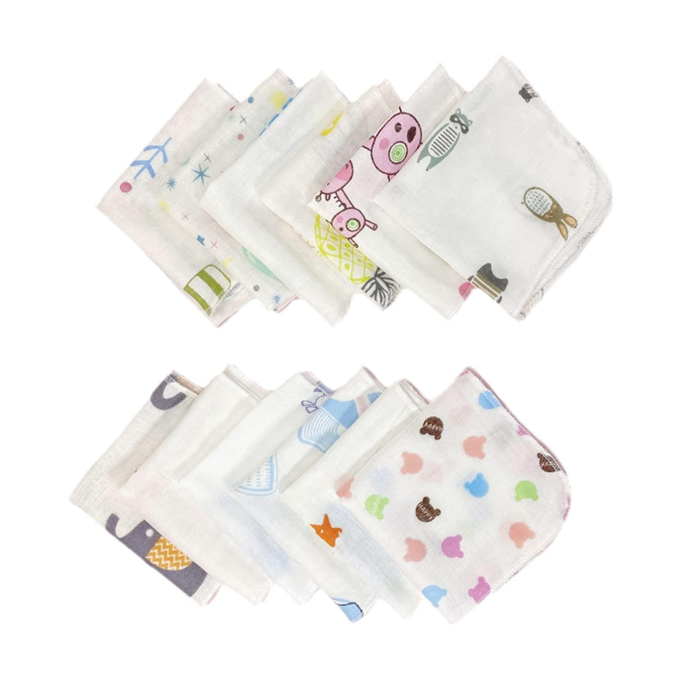 YZYDF baby washcloths with cartoon patterns for gentle cleansing and visual engagement.