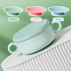 ZAAWUUT green suction pads stabilize plates at mealtimes on smooth tables