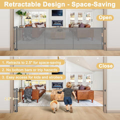 Zaguoroo step-over design retracts to 2.5 inches, reducing trip hazards.