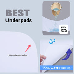 Zaizaihome waterproof underpad middle layer keeps sheets dry.