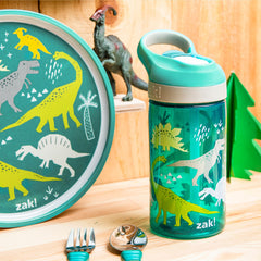 Zak Designs Dinosaur bowl 6-inch, deep for soups and snacks.