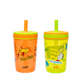 Zak Designs Dr. Seuss Kelso toddler cups 2-pack for travel-friendly hydration.