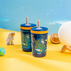 Kelso 15oz tumbler from Zak Designs features colorful plastic body for everyday use