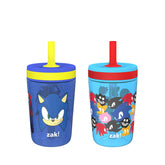 Zak Designs Sonic toddler cup travel-friendly with leak-proof design for on-the-go hydration.