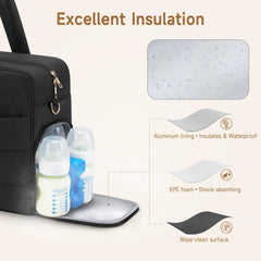 Zalirium bag with 15.6 inch laptop sleeve ready for work
